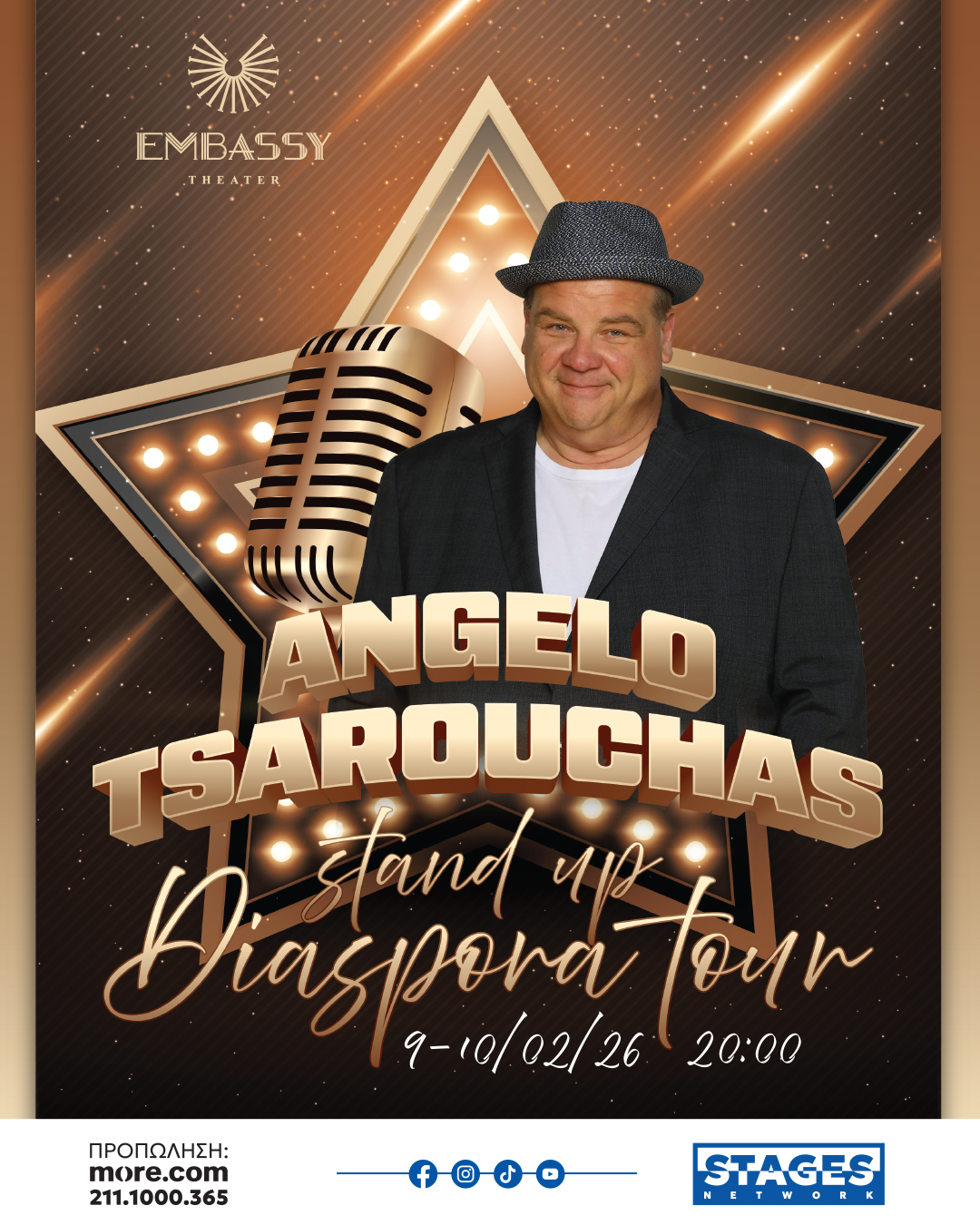Angelo Tsarouchas Diaspora Tour Stand up